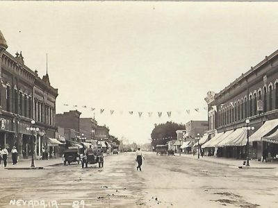 Historical photo of Nevada Main Street