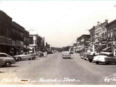 Historical image of Nevada's Main Street