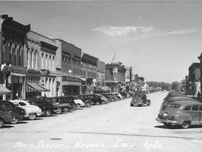 Historical image of Nevada's Main Street